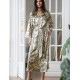 Длинный халат на пуговицах Mia-Amore ANTONIA 4027, Цвет: мультицвет, Размеры: 2XL