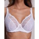 Кружевной бюстгальтер бралетт Ava DELIGHT 2200 M white, Цвет: белый, Размеры: 100B