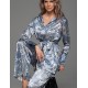 Шелковая пижама c брюками Mia-Amore JANE 4656, Цвет: мультицвет, Размеры: 2XL