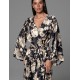 Длинный халат-пеньюар Mia-Amore DENISA 4869, Цвет: мультицвет, Размеры: 2XL/3XL