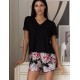 Трикотажная пижама с шортами Mia-Amore ABBEY 5552 черный, Цвет: черный, Размеры: 2XL