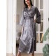 Длинный халат-кимоно Mia-Amore DIORA 4999 графит, Цвет: графит, Размеры: S/M