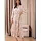 Длинный запашной халат Mia-Amore NYMPHEA 5849, Цвет: пастельный, Размеры: S/M