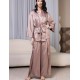 Комплект-тройка из жаккардового атласа Mia-Amore FLORENCE 2356, Цвет: карамель, Размеры: S