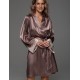 Короткий запашной халат Mia-Amore MACCIATO 4673 макиато, Цвет: макиато, Размеры: 2XL/3XL