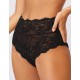 Высокие трусы слипы Ysabel Mora 10141 BASIC LACE черный, Цвет: черный, Размеры: M