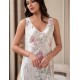 Длинная сорочка с рельефами Mia-Amore FELICIA 9044, Цвет: молочный, Размеры: 2XL