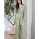 Пижама-двойка с брюками Mia-Amore TOSCANA 9077, Цвет: оливковый, Размеры: 3XL