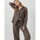 Фланелевая пижама Aruelle MIRELLA, Цвет: коричневый, Размеры: XL