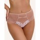 Высокие трусы бразилиана Bella Misteria LACE MACCHIATO brazilian, Цвет: телесный, Размеры: L