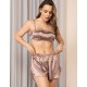 Пижама с короткими шортами Mia-Amore GIGI 2342 карамель, Цвет: карамель, Размеры: L