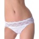 Кружевные трусы бразилиана Sielei VANITY 1777 bianco, Цвет: bianco (белый), Размеры: XL