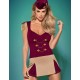 Ролевой костюм Obsessive MAJORETTA COSTUME, Цвет: бордо, Размеры: L/XL