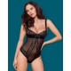 Эротическое боди Obsessive 867 TEDDY, Цвет: черный, Размеры: 2XL
