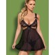 Бэби-долл Obsessive SWANITA BABYDOLL черный, Цвет: черный, Размеры: S/M