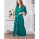 Длинный шелковый халат Mia-Amore MARILIN DELUXE 3449 изумрудный, Цвет: изумрудный, Размеры: L/XL