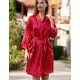 Халат-кимоно атласный Mia-Amore DOROTHY 8703 красный, Цвет: красный, Размеры: XS
