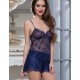 Кружевная пижама Mia-Amore FLAMENCO 2082 темно-синий, Цвет: темно-синий, Размеры: S