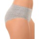 Трусы слипы миди хлопковые Sielei I PERFETTI 1259 SLIP ALTO grigio melange, Цвет: grigio melange, Размеры: S