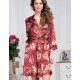 Шелковый халат-кимоно Mia-Amore BURGUNDIA 3623, Цвет: бургундия, Размеры: 2XL/3XL