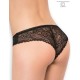 Кружевные трусики бразилиана Chilirose 3853 черный, Цвет: черный, Размеры: S/M