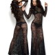 Сексуальное платье Chilirose 4049 LONG DRESS, Цвет: черный, Размеры: M
