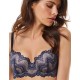 Бюстгальтер балконет пуш-ап Esotiq 37529 KYLE темно-синий, Цвет: темно-синий, Размеры: 70D