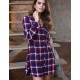 Рубашка-туника в клетку Mia-Mia DAVINA 16255 принт 307, Цвет: принт 307, Размеры: XL