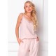 Вискозная пижама с брюками Aruelle DANNY PINK, Цвет: светло-розовый, Размеры: XS