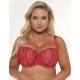 Бюстгальтер мягкий французский балконет Kris Line LUCILLE halfcupsoft, Цвет: алый, Размеры: 65F