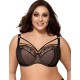 Бюстгальтер балконет Ava BRABIRDS by Iwona Misiewicz 1888 U, Цвет: черный, Размеры: 65E
