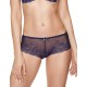 Кружевные трусы шорты Gorteks SCARLET SHORTS синий, Цвет: синий, Размеры: S