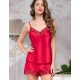 Комплект атласный с шортами Mia-Amore MARISIA 8582 красный, Цвет: красный, Размеры: XS