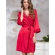 Атласный халат кимоно Mia-Amore MARISIA 8583 красный, Цвет: красный, Размеры: S/M