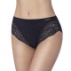 Хлопковые трусы с кружевной отделкой Janira LACE COTTON BAND 1032080 MILANO negro, Цвет: negro (черный), Размеры: L
