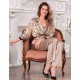 Шелковый комплект-тройка Mia-Amore PENELOPA 3695, Цвет: бежевый, Размеры: L
