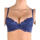 Кружевной бюстгальтер пуш-ап Orhideja 116-208 темно-синий, Цвет: темно-синий, Размеры: 70D