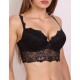 Кружевное бюстье пуш-ап Orhideja 563-345 черный, Цвет: черный, Размеры: 75E