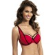Бюстгальтер балконет пуш-ап Kinga ONYX PU-427/1 красный, Цвет: красный, Размеры: 80B Бюстгальтер балконет пуш-ап Kinga ONYX PU-427/1 красный, Цвет: красный, Размеры: 80B