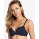 Бесшовный бюстгальтер планж пуш-ап без косточек Esotiq DATE 38323 темно-синий, Цвет: темно-синий, Размеры: 85C