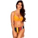 Раздельный купальник пуш-ап Lorin L2395/1, Цвет: желтый, Размеры: 70D