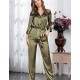 Шелковый брючный комплект Mia-Amore OLIVIA 3646 оливковый, Цвет: оливковый, Размеры: S Шелковый брючный комплект Mia-Amore OLIVIA 3646 оливковый, Цвет: оливковый, Размеры: S