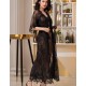Длинный кружевной пеньюар Mia-Amore SUSANNA 1579, Цвет: черный, Размеры: S/M