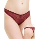 Трусы стринги биколорное кружево Simona M 003 бордо-роза, Цвет: бордо-роза, Размеры: S