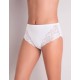 Набор хлопковых трусов слипы-миди с кружевными вставками Cotonella 4940 L_ALTRA bianco (2 шт), Цвет: bianco (белый), Размеры: M