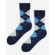 Носки мужские Marilyn RHOMBUS черный/синий, Цвет: черный/синий, Размеры: 41/45