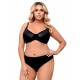 Раздельный купальник с мягкой чашкой Lorin L3079/1 BIG черный, Цвет: черный, Размеры: 90G