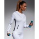 Толстовка для фитнеса Bas Bleu IMAGIN BLOUSE 200 den, Цвет: белый, Размеры: L