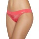 Кружевные трусы стринги Ysabel Mora INTIMATES 19216 коралл, Цвет: коралл, Размеры: M