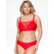 Спортивный купальник с топом Fianeta 2623 красный, Цвет: красный, Размеры: 75C